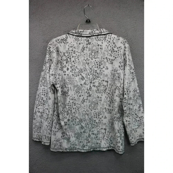 Ann Klein 2 Women's Two-Piece Mink Fleece Pajama Set-Size Medium - Picture 10 of 15